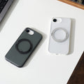 TORRAS Ostand O3 Fitness iPhone case in dark grey & clear, with magnetic stand