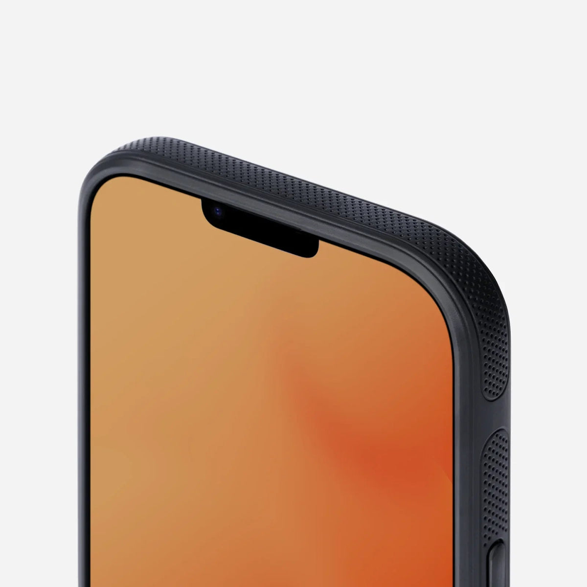 TORRAS Ostand O3 Fitness case for iPhone with textured black side grip.