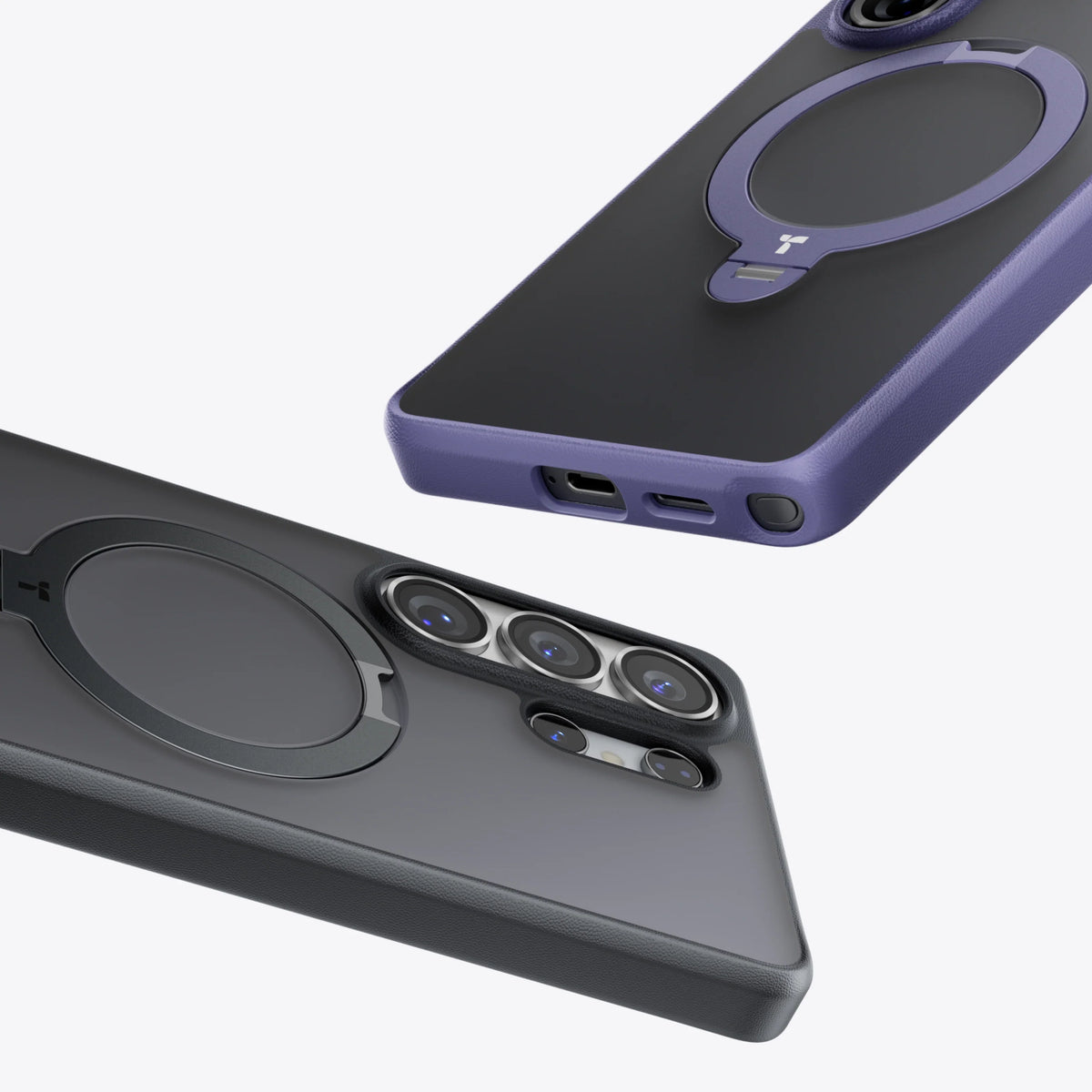 TORRAS Ostand Q3 Spin magnetic ring stand case for Samsung S26 Series