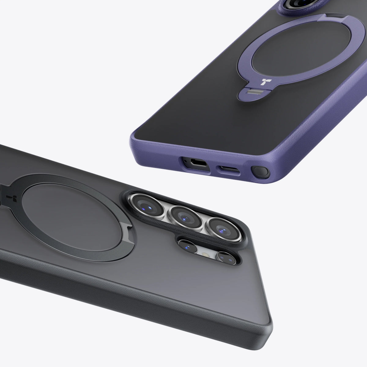 TORRAS Ostand Q3 Spin magnetic ring stand case for Samsung S26 Series