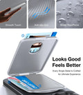 TORRAS slim leather wallet for phone, magnetic, with card holder, water-resistant.