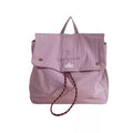 Front view of the Purple COROBALL flap backpack
