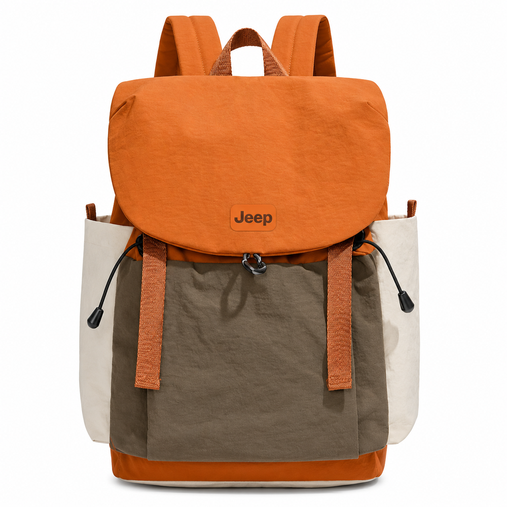 Jeep backpack in Coral Orange, 15L