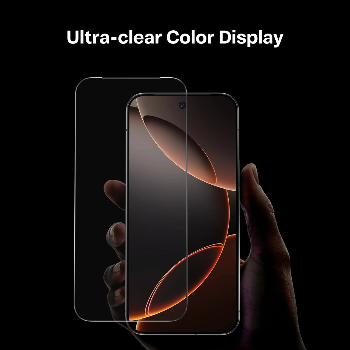 TORRAS GlassGo screen protector for Google Pixel 10/10 Pro, showcasing ultra-clear color display.