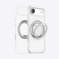 TORRAS Ostand O3 Fitness clear iPhone 17 Air case with silver ring stand