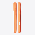 Orange TORRAS Ostand O3 Fitness iPhone 17 case with textured grip and side buttons.