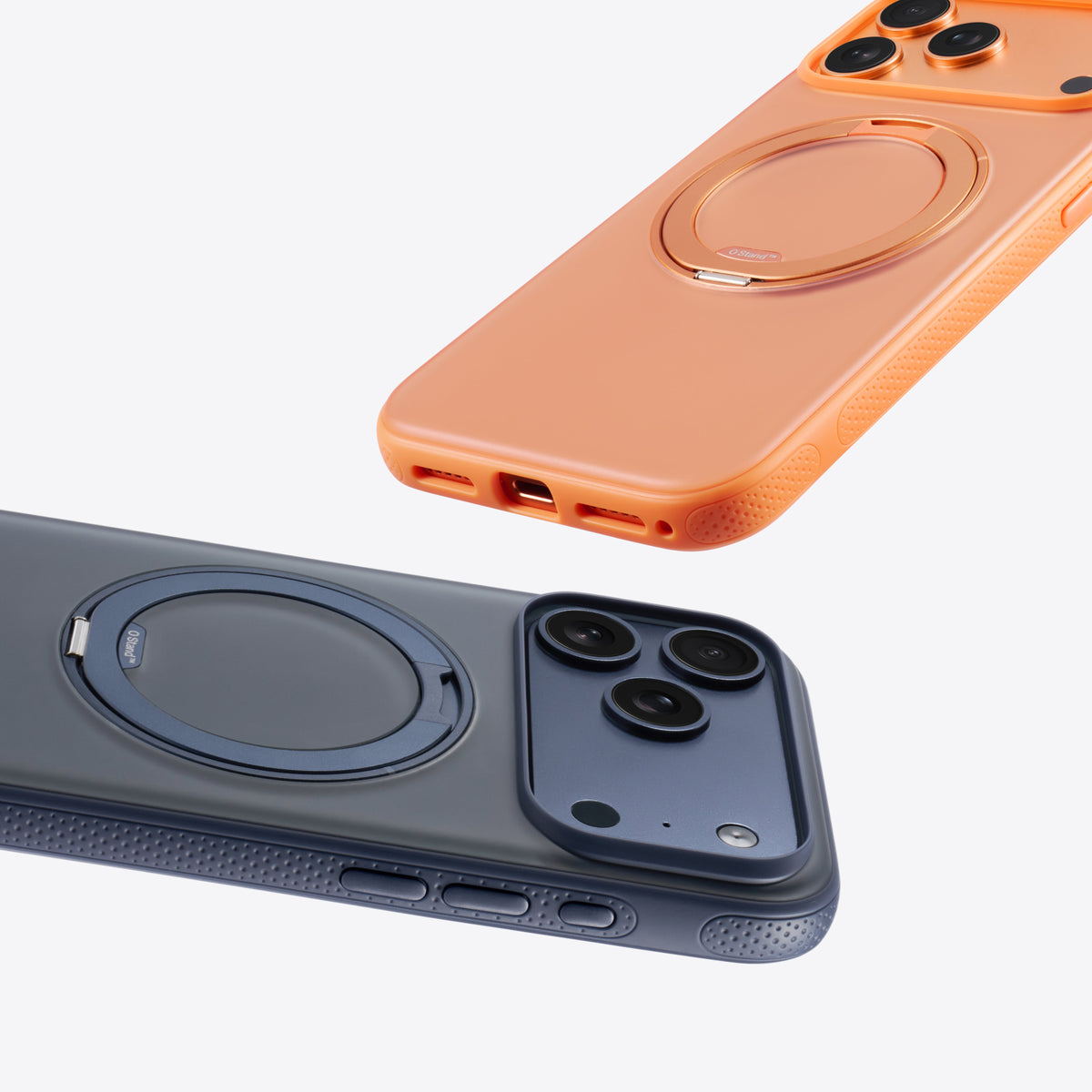 TORRAS Ostand O3 Fitness iPhone 17 Pro Max cases with magnetic ring stand.