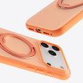 TORRAS Ostand O3 Fitness iPhone 17 case, orange, rose gold ring stand
