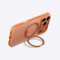 TORRAS Ostand O3 Fitness iPhone 17 case in copper orange with magnetic stand.
