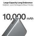 TORRAS PebbleLink 10,000mAh power bank, large capacity long endurance charging.