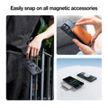 TORRAS Ostand L1 Samsung S25 Plus case: magnetic ring stand, accessory snap-on, wireless charging.