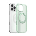 TORRAS Ostand O3 Fitness case for iPhone 16 Pro in light green with magnetic stand.