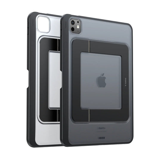 TORRAS Ostand case for iPad Pro 13 inch (2024 M4) with magnetic stand, dark grey.