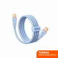 TORRAS Ice Gold 60W USB-C cable, 1.2m — 1pack-glacier