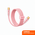 TORRAS Ice Gold 60W USB-C cable, 1.2m — 1pack-pink
