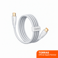 TORRAS Ice Gold 60W USB-C cable, 1.2m — 1pack-white