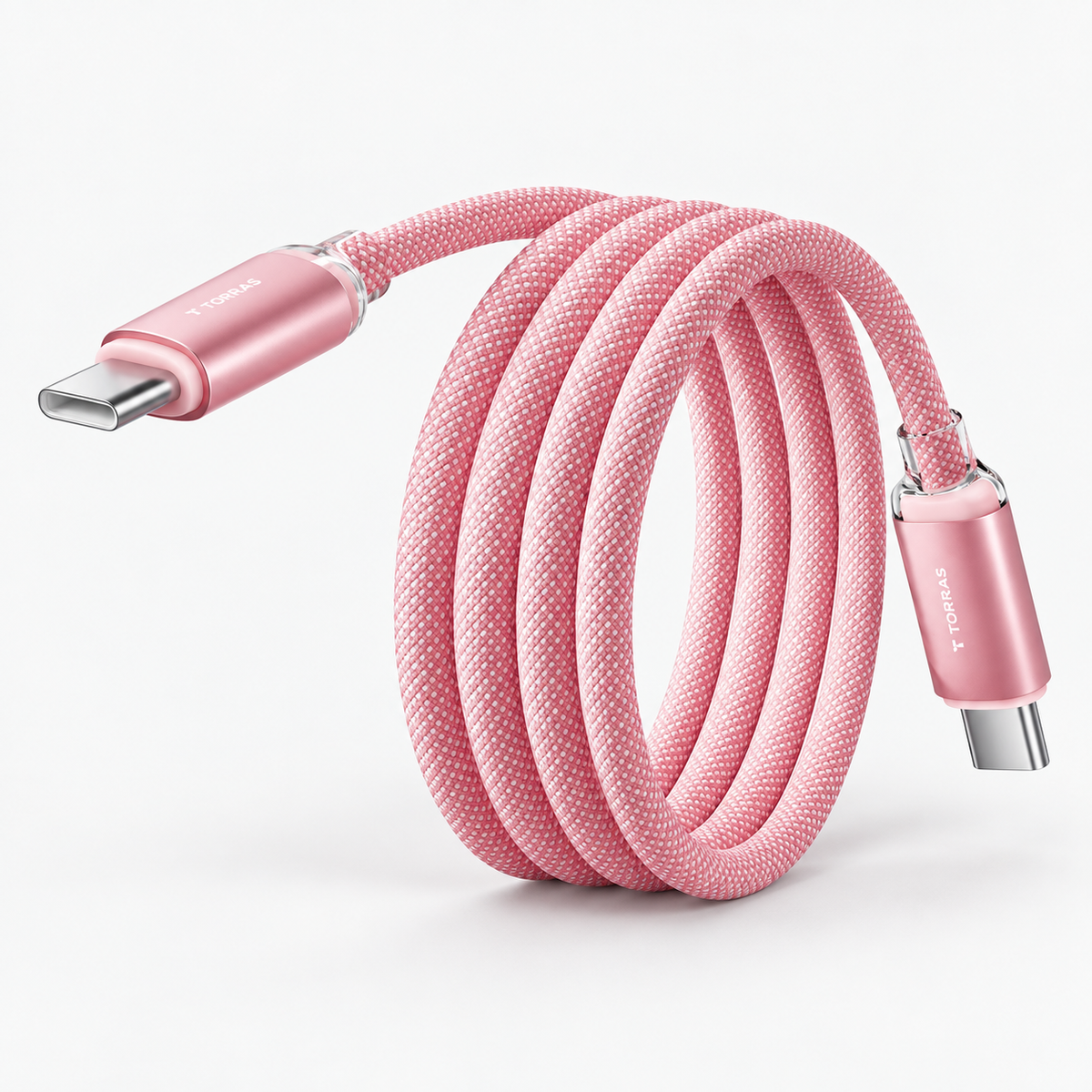Iceflow 60W USB-C cable - Pink - 2m