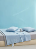 LIIESEN summer quilt in Blue Coconut; pillows not included