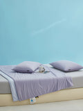 LIIESEN summer quilt in Grape Cream; pillows not included