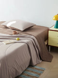 LIIESEN summer quilt in Hazelnut Cocoa; pillows not included