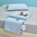 LIIESEN cooling summer quilt: fabric, quilting and bedroom styling; quilt only