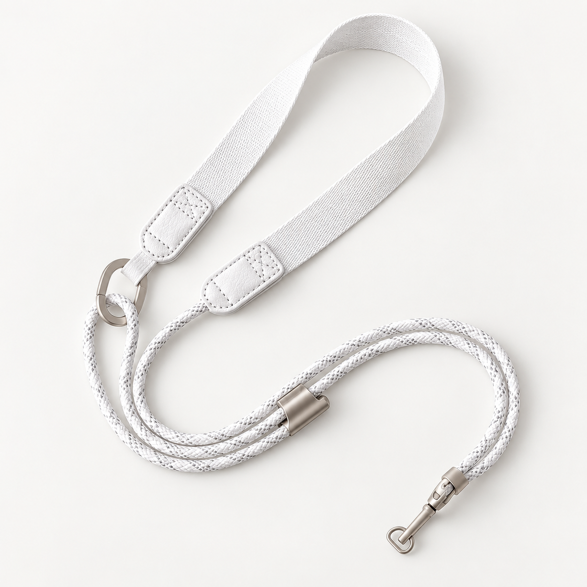 LoopFree Flex Crossbody Phone Lanyard in White