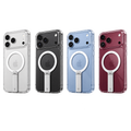 One clear LPro case design shown over four phone colours; series illustration