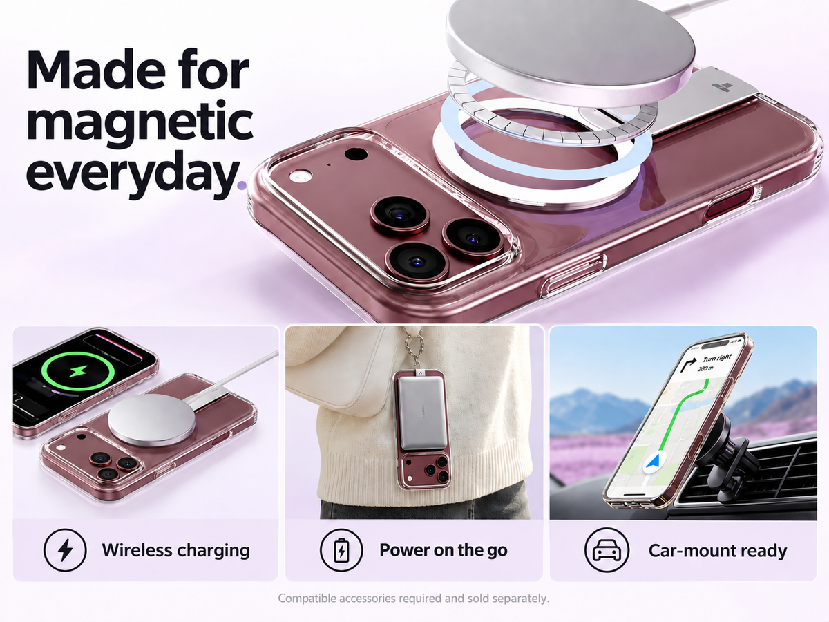 LPro magnetic charging and accessory compatibility