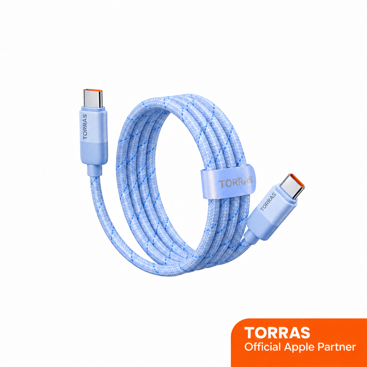 Glacier TORRAS NeoCable 60W USB-C cable, 1-Pack, 1.2m