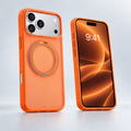 O1S orange case with silver phone