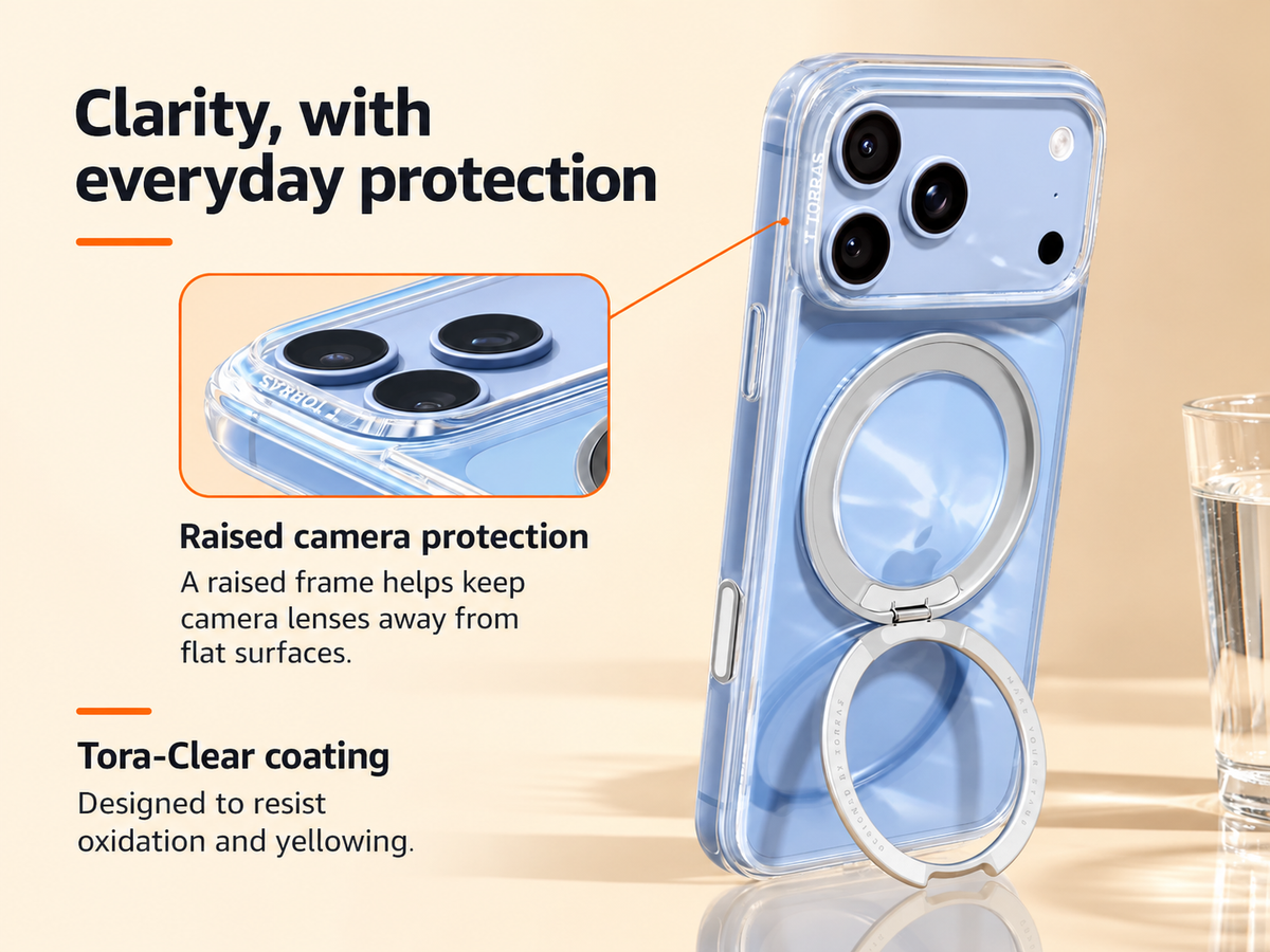 O1S raised camera frame and Tora-Clear coating