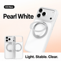TORRAS O3 Neo Pearl White case with ring stand