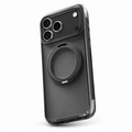 Ostand O3 Air Black case on Deep Black phone