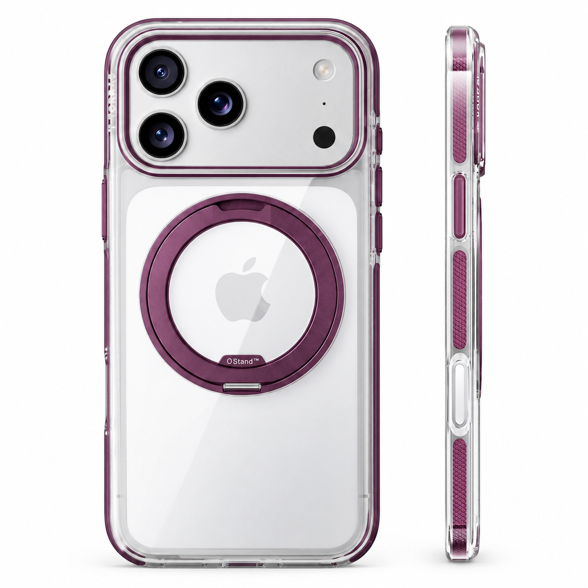 O3L Purple case with Silver phone — series colour preview