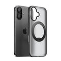 TORRAS Ostand O3 Fitness iPhone 16 magnetic stand case, smoky transparent.