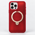 Red Blazing Steed Q3 Air case on a White Titanium iPhone 16 Pro Max