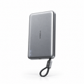 TORRAS PB20B Space Grey 10000mAh power bank with built-in USB-C cable, single product view