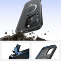 TORRAS Ostand Q3 Spin case for iPhone 16 Pro with 360° stand, drop-proof.