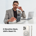 TORRAS Ostand Q3 Spin sleek iPhone 16 Pro case with magnetic ring stand.