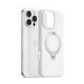TORRAS Ostand Q3 Fusion case for iPhone 16 Pro Max with silver ring stand