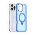 TORRAS Ostand Q3 Fusion blue phone case with magnetic ring stand for iPhone 16 Pro Max