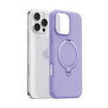 Purple TORRAS Ostand Q3 Fusion case for iPhone 16 Pro Max, featuring 360° magnetic stand.