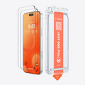 TORRAS GlassGo tempered glass screen protector for iPhone 17 Pro with installation packaging.