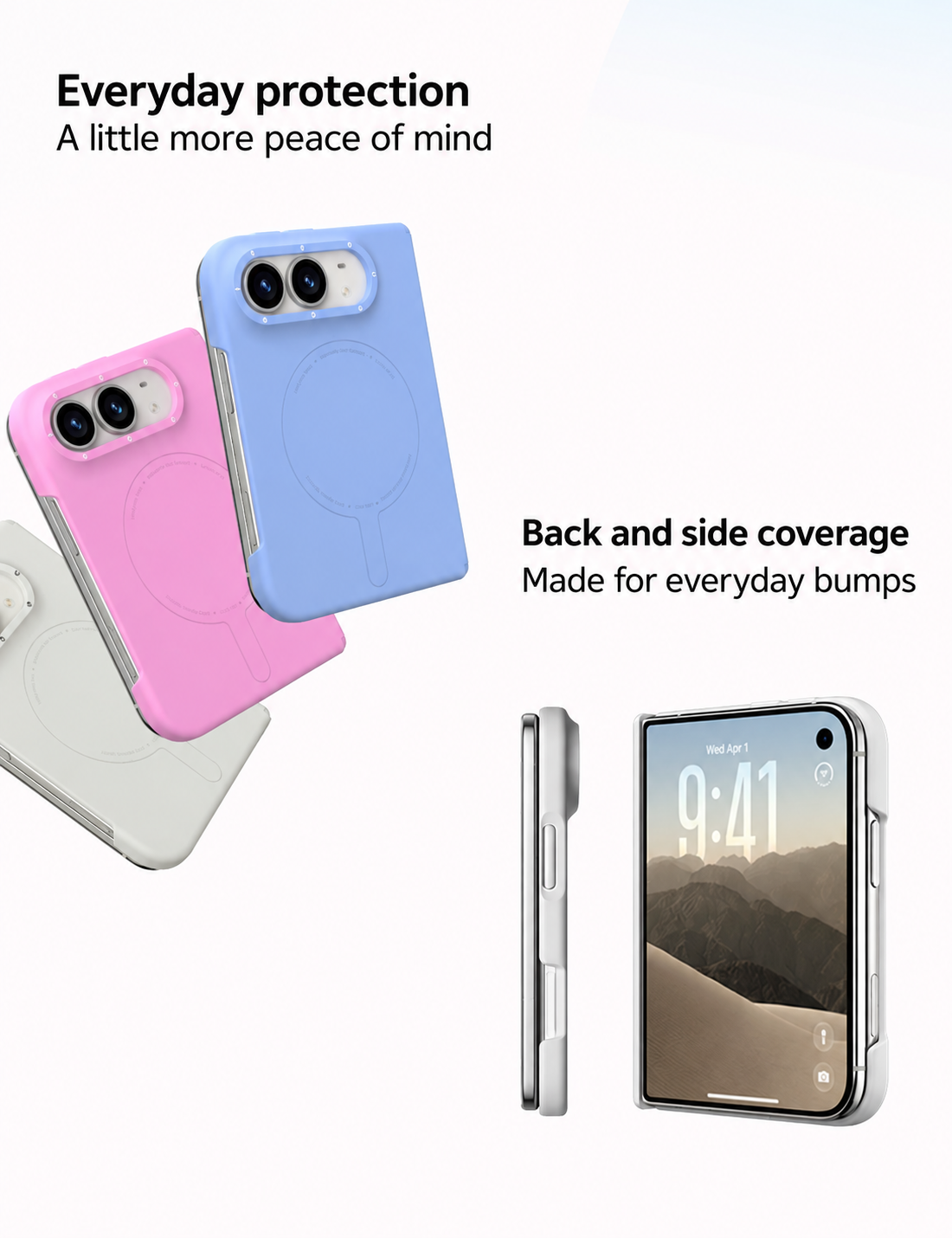 YOUNGKIT iPhone Duo case back, side and front coverage